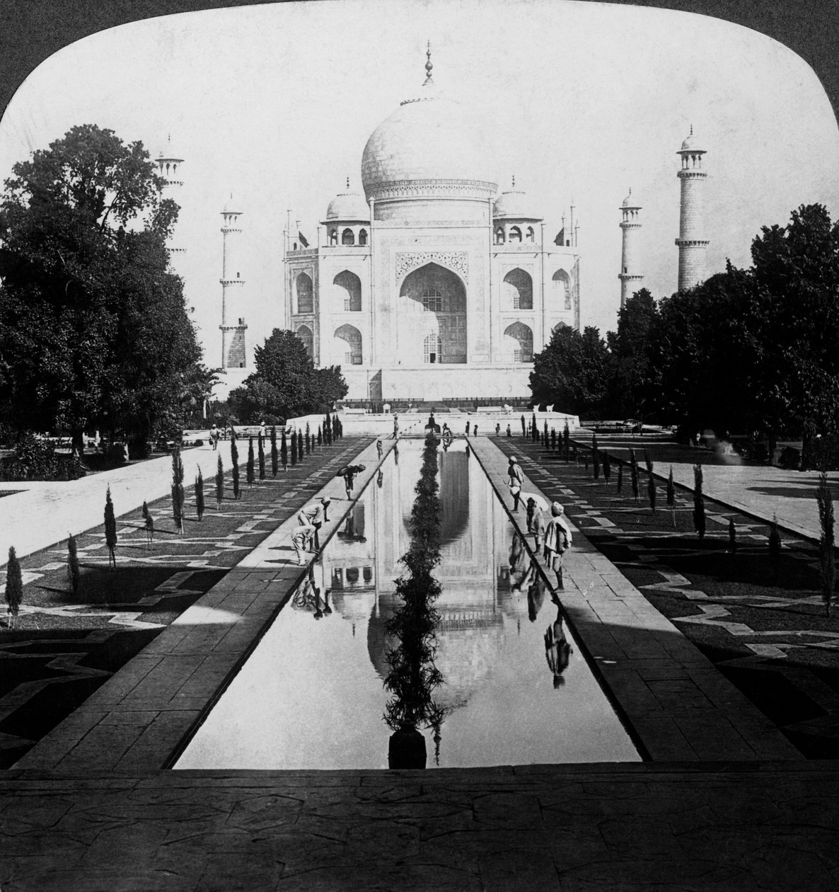 Taj Mahal, Agra, Uttar Pradesh, Inde - Underwood and Underwood
