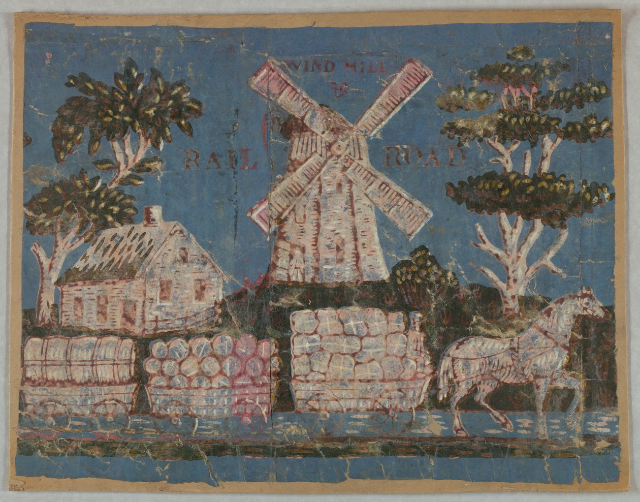 Fragment de boîte à chapeaux (USA) - Unknown