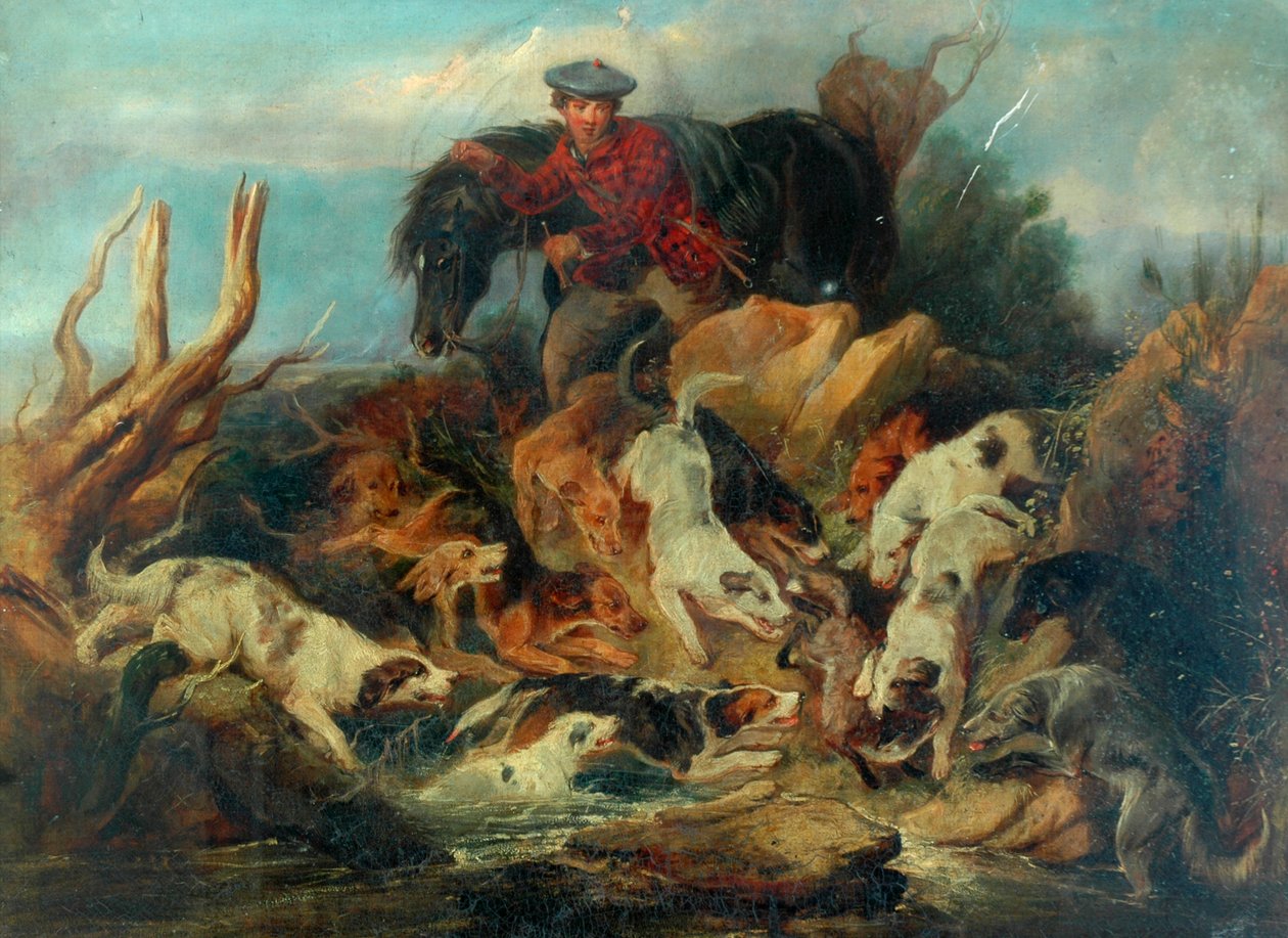Scène de chasse - Unknown