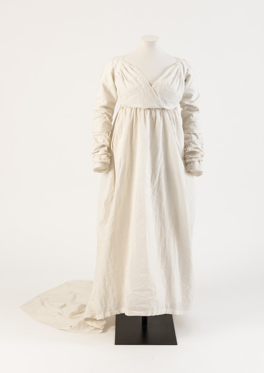 Robe en coton blanche, 1800 - Unbekannt Unbekannt