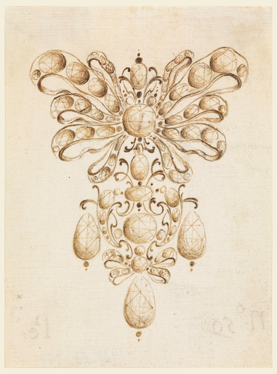 Dessin, Design pour une agrafe - Unknown