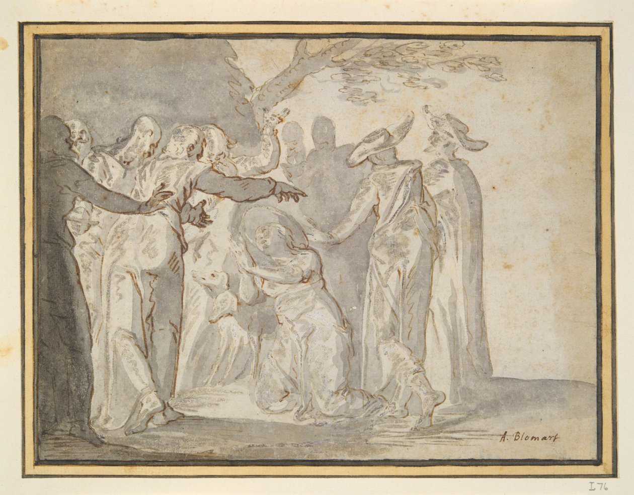 Christ et la femme cananéenne (?) - Unknown
