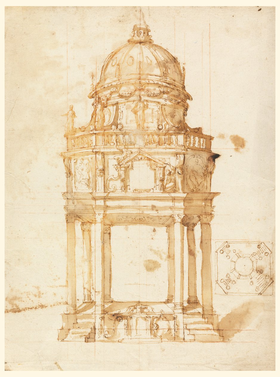 Design pour un catafalque - Unknown