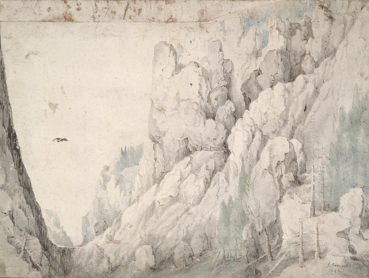 Paysage montagneux - Unknown