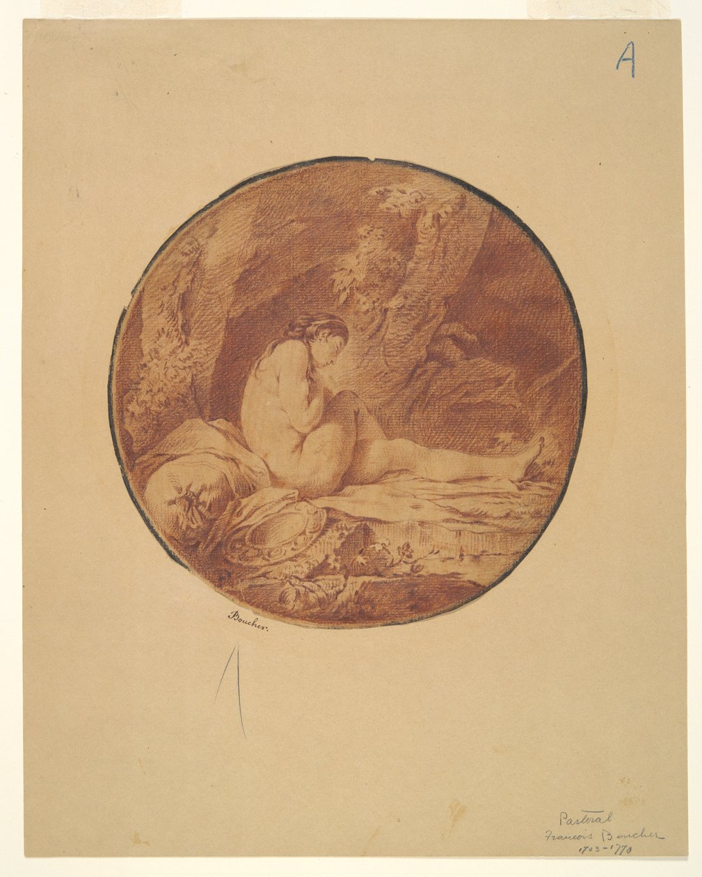 Figure nue (Pastorale) - Unknown