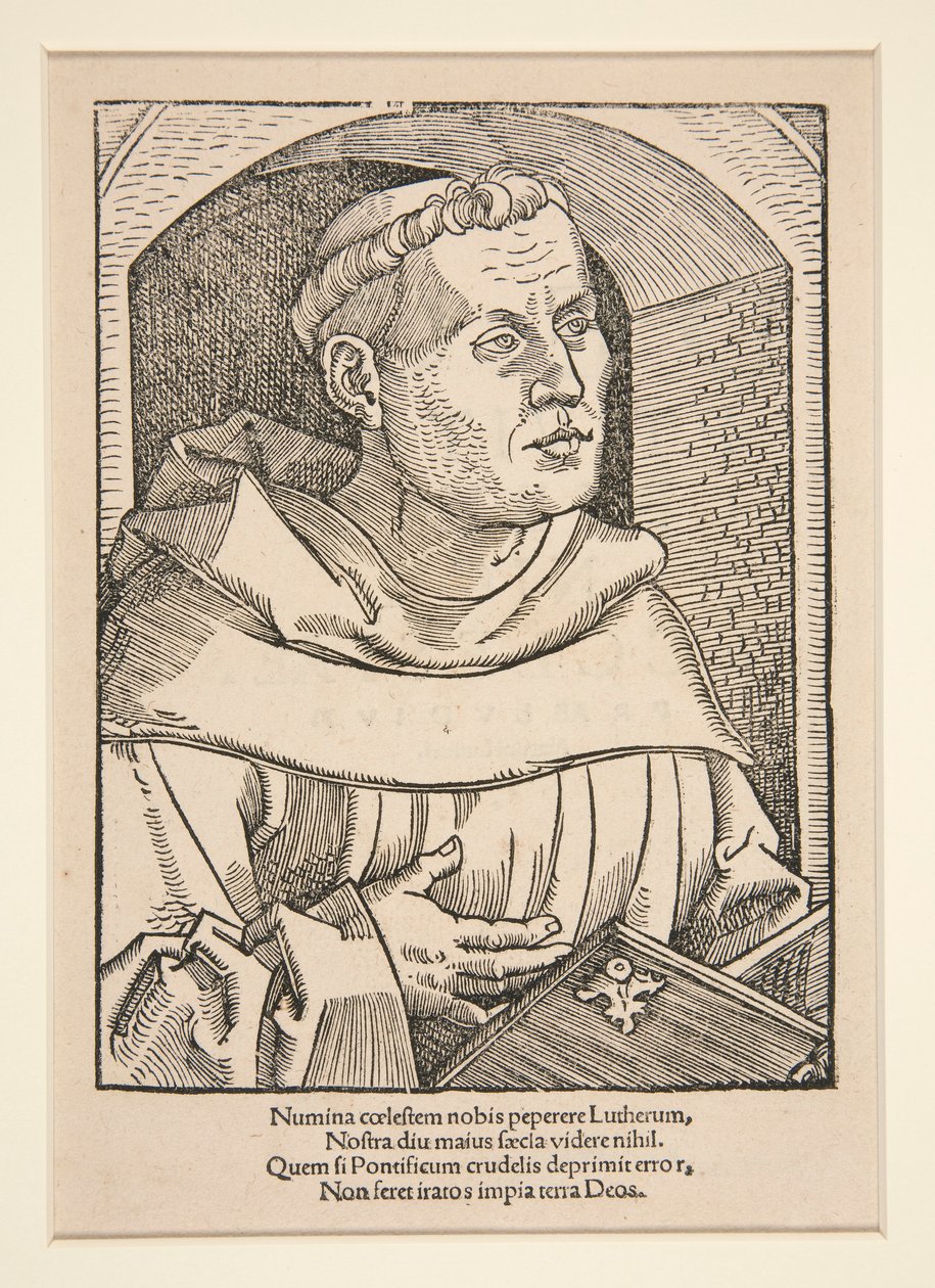 Portrait de Martin Luther - Unknown