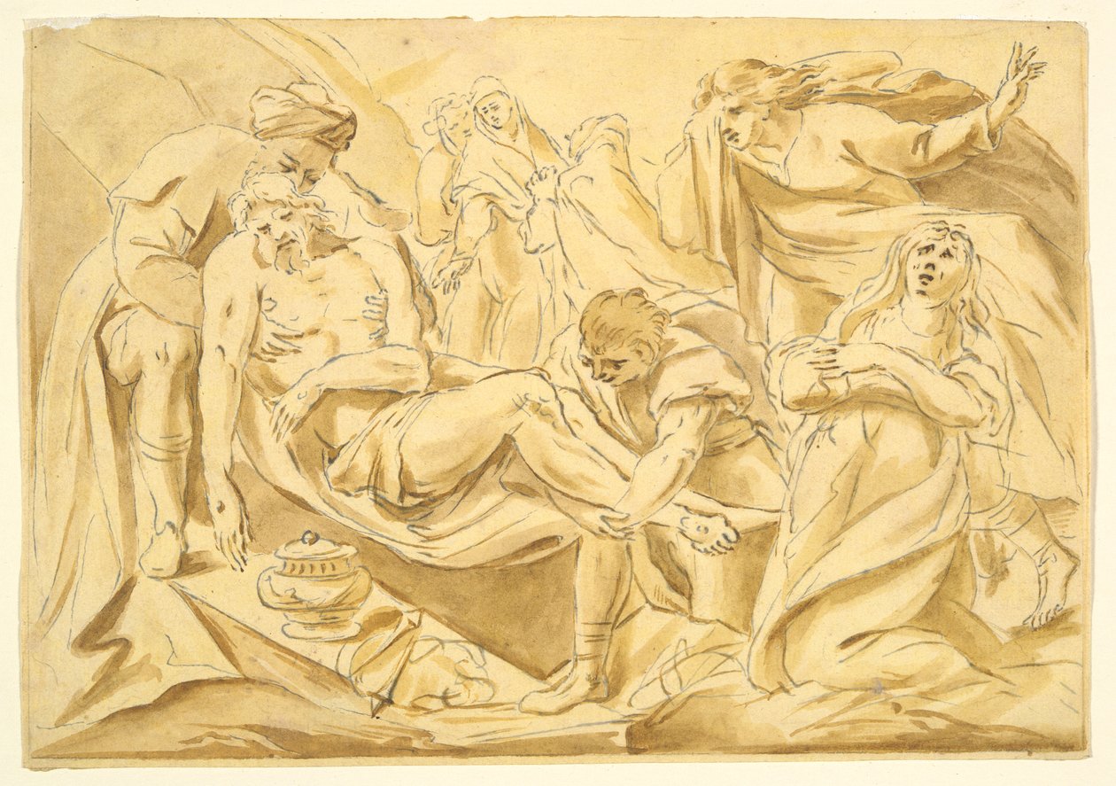 La Mise au tombeau du Christ - Unknown