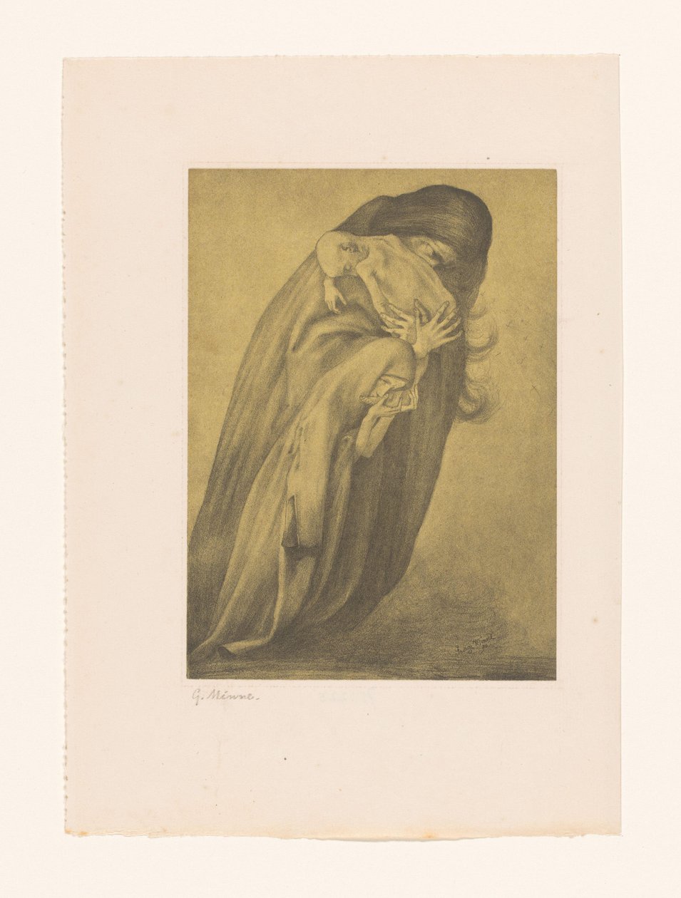 Deux femmes avec un enfant mort - Unknown