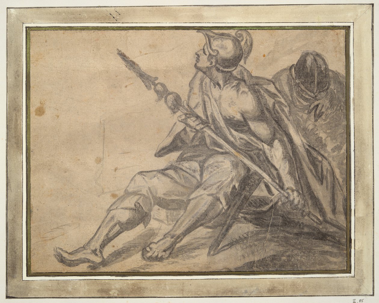 Deux soldats assis - Unknown