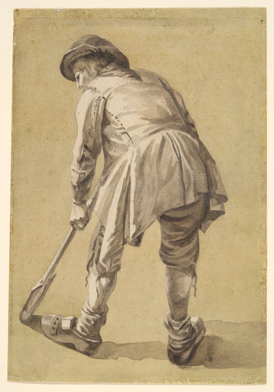 Sans titre [paysan creusant] - Unknown