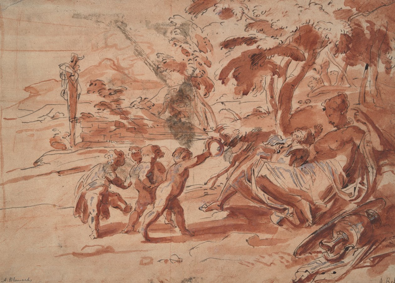 Vénus et Cupidon avec des putti - Unknown