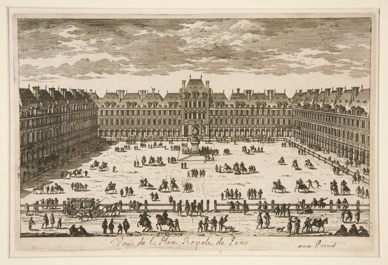 Vue de la Place Royale de Paris - Unknown