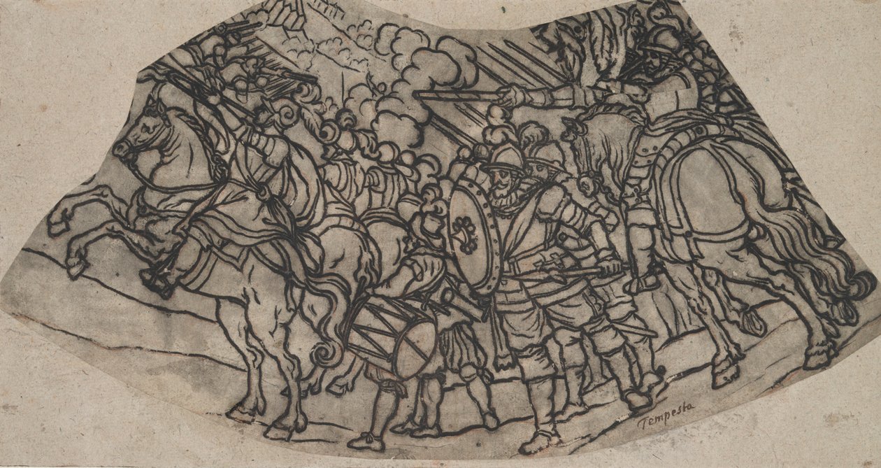 Guerriers à cheval - Unknown