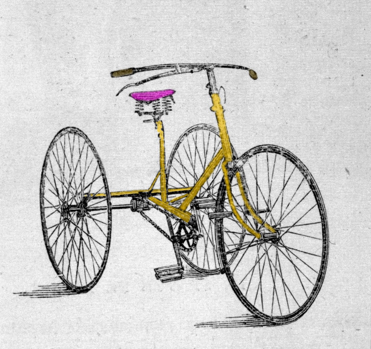 Modèle avancé de tricycle. - Unknown artist