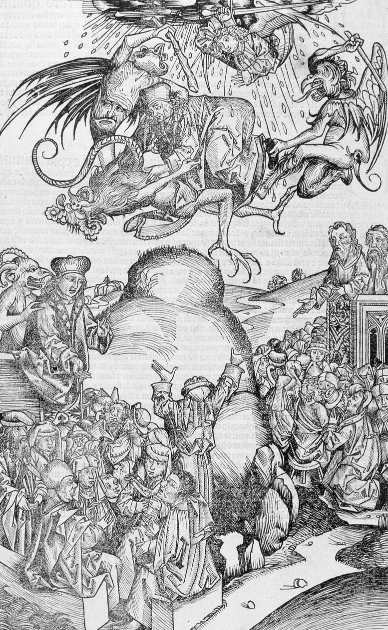 Croyances et superstitions. Dans « Chroniques de Nuremberg » - Unknown artist