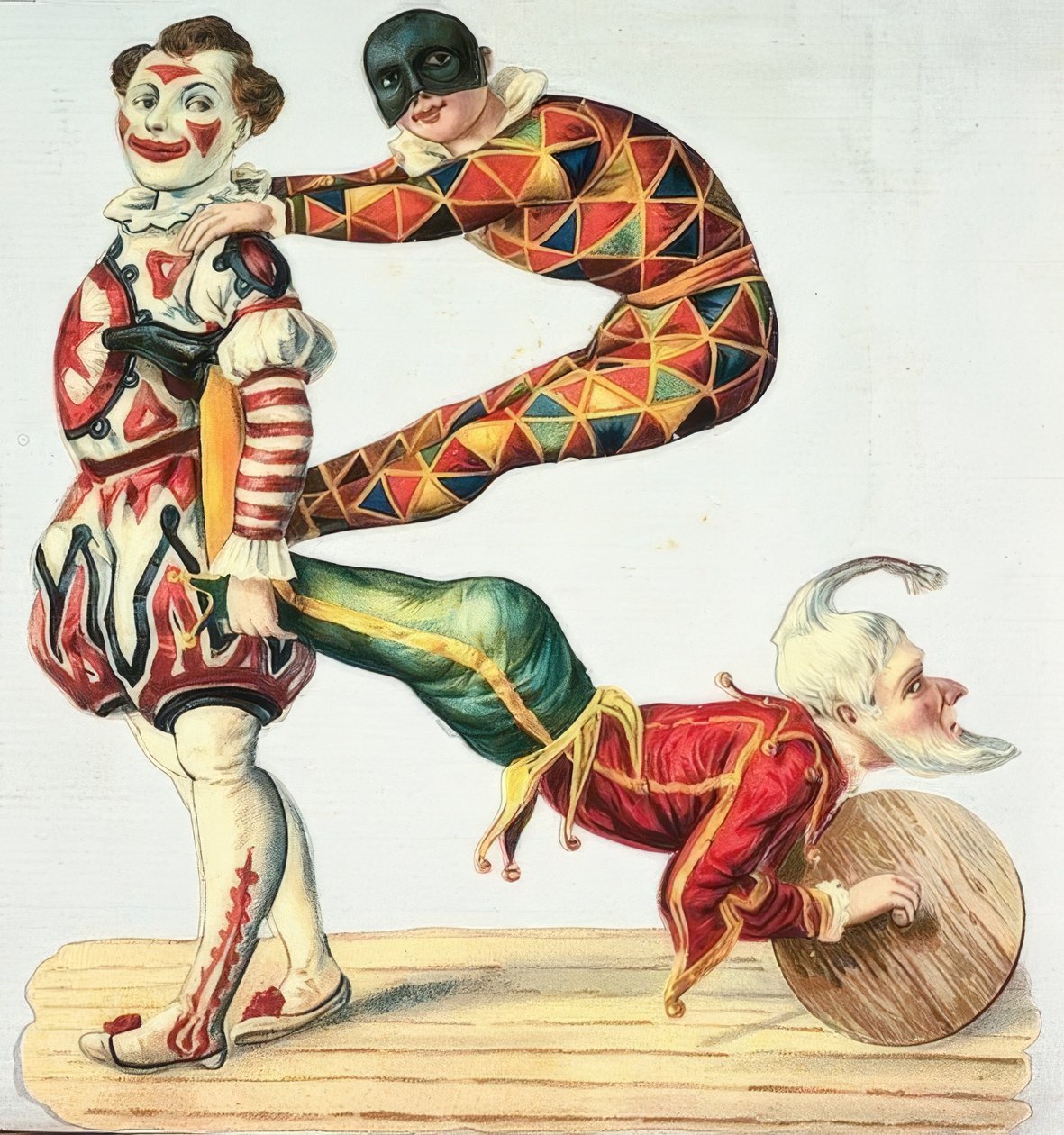 Clowns et arlequins - Unknown