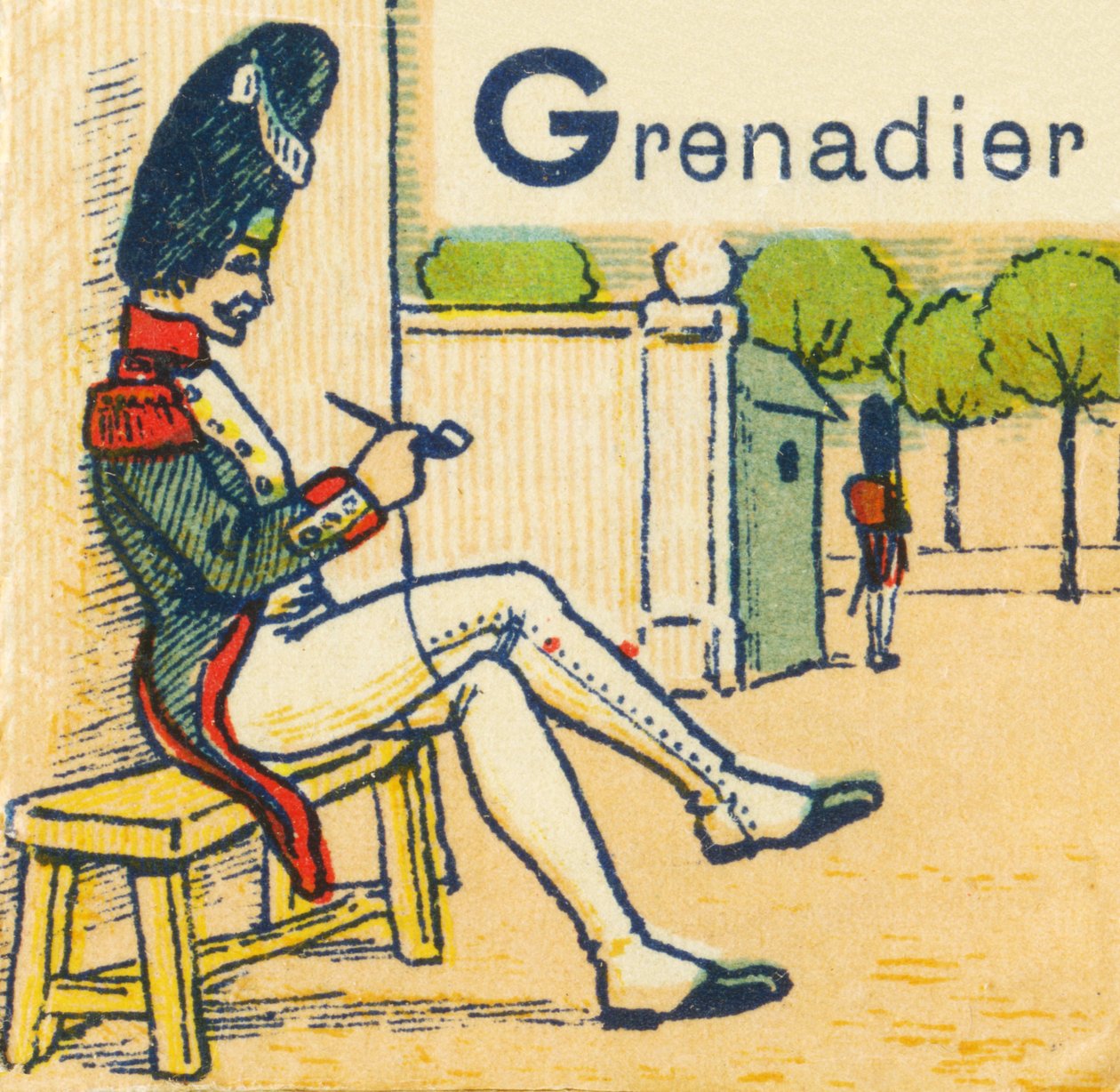 G comme Grenadier - Unknown artist