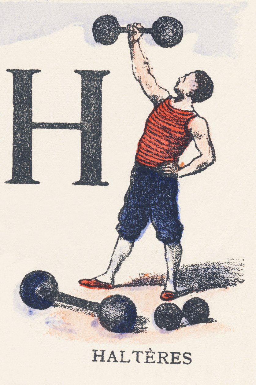 H : haltères - Unknown artist