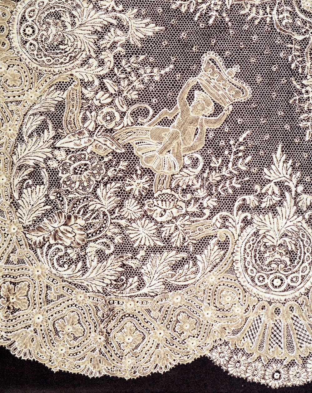 Mouchoir en dentelle de Bruxelles - Unknown artist