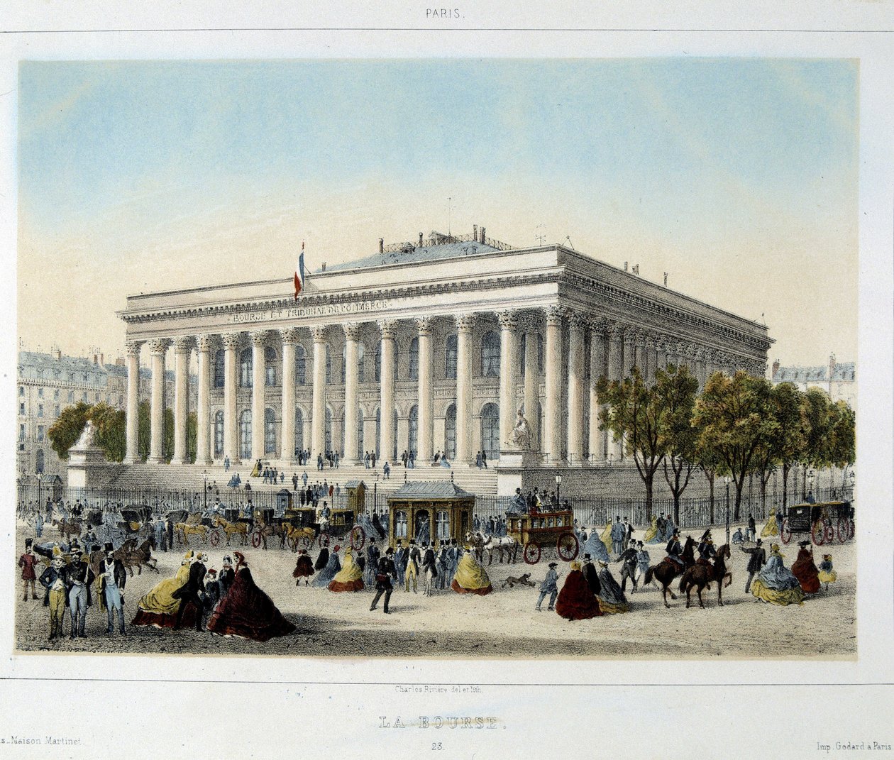 La Bourse de Paris - Unknown artist