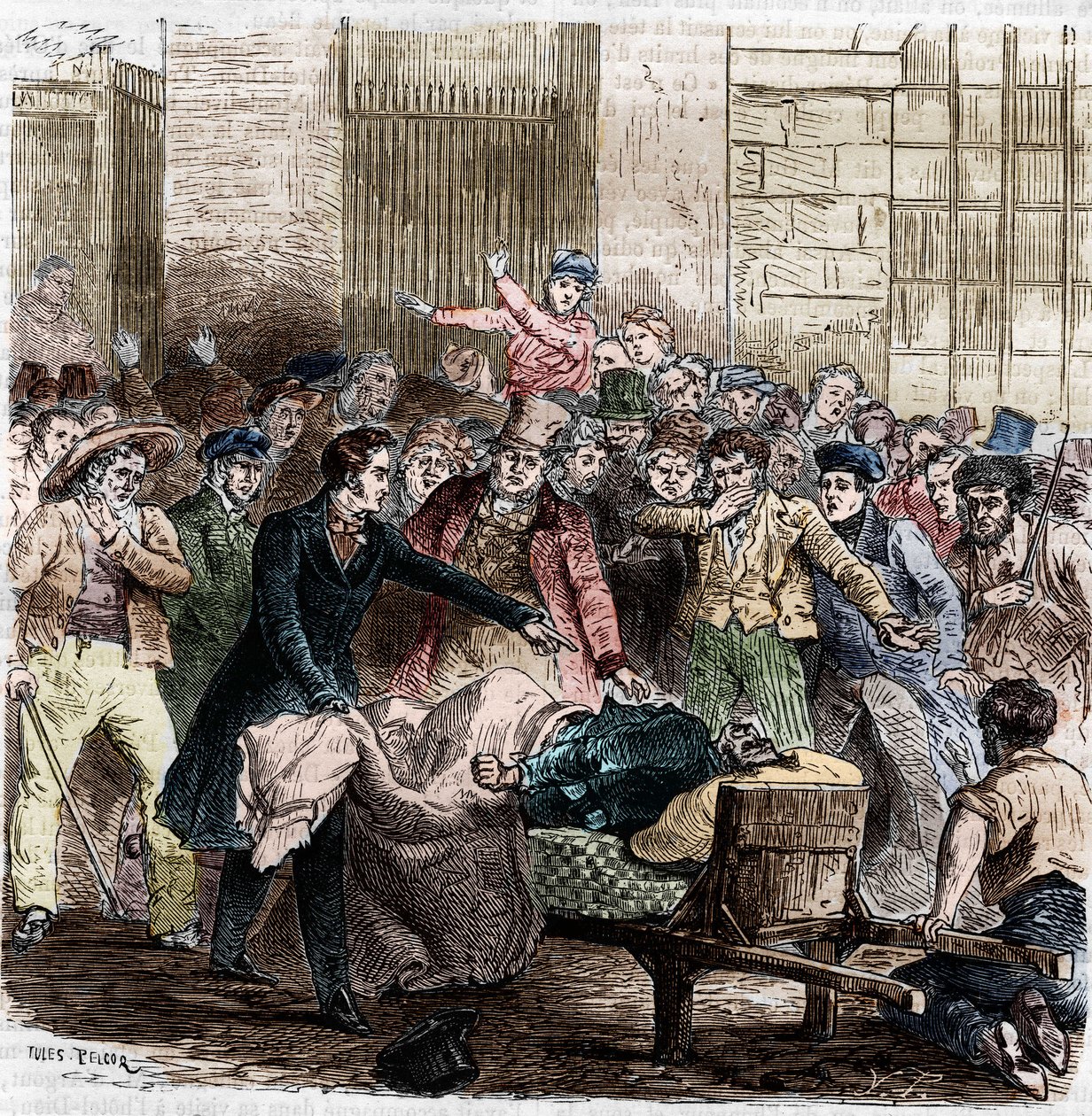 Le Choléra, Paris, avril 1832. - Unknown artist