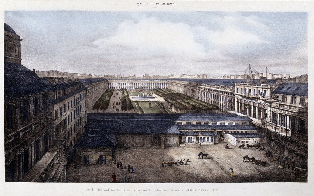 Le Palais-Royal avant 1828 - Unknown artist