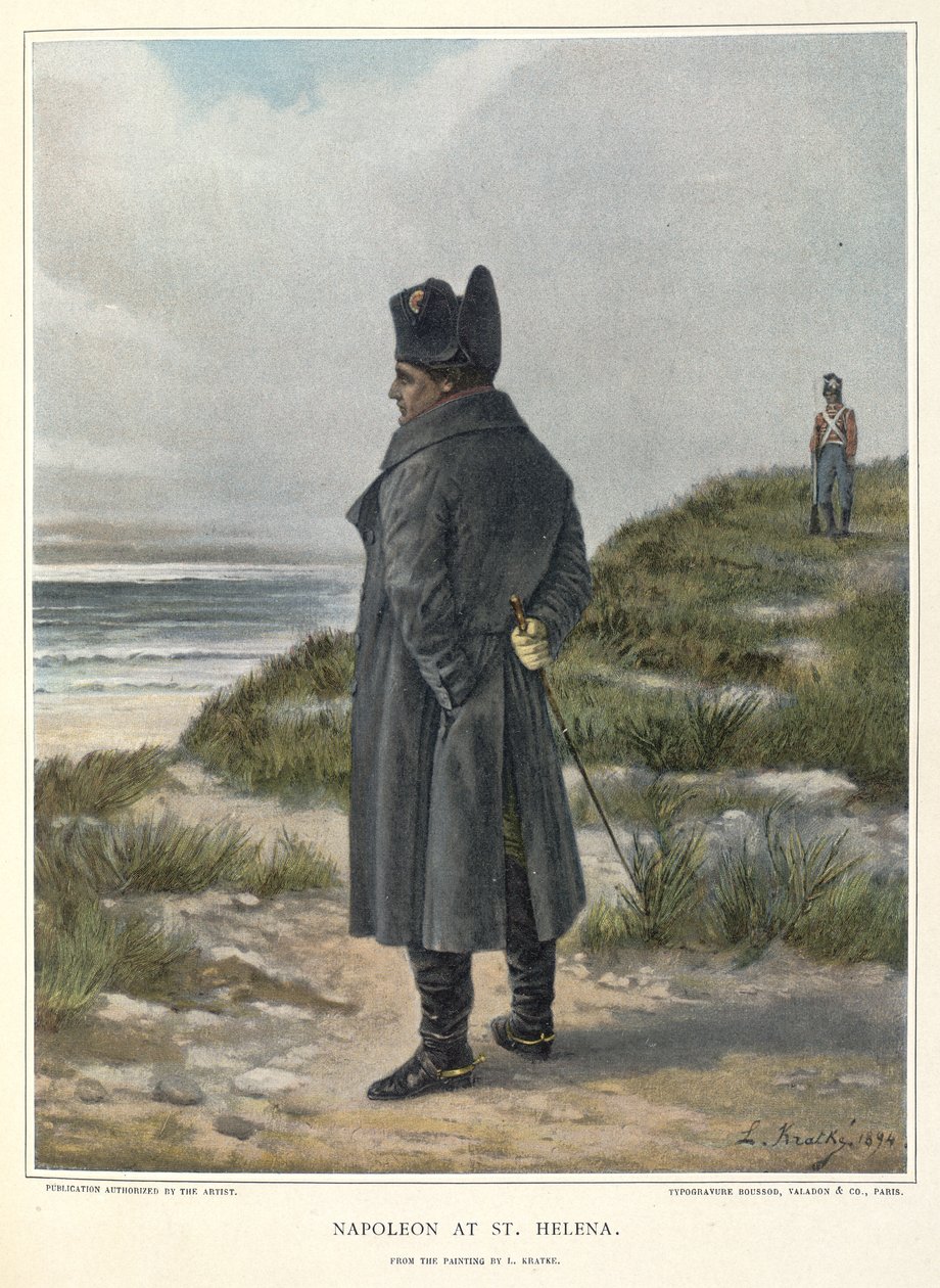 Napoléon à Sainte-Hélène - Unknown artist