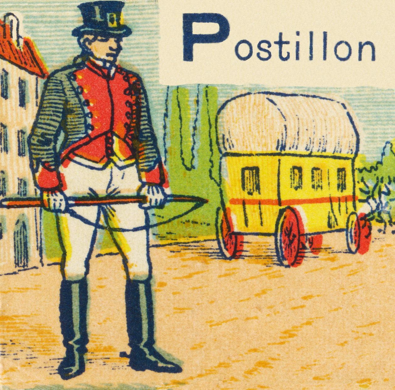 P comme Postillon - Unknown artist