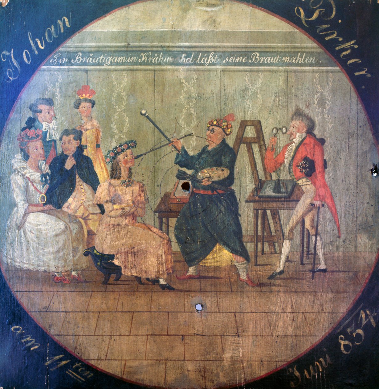 Peintre avec modèles - Unknown artist