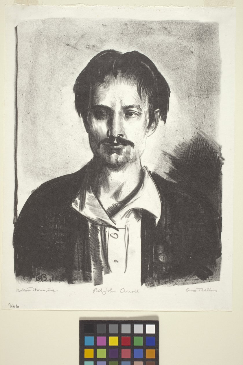 Portrait de John Carroll - Unknown artist