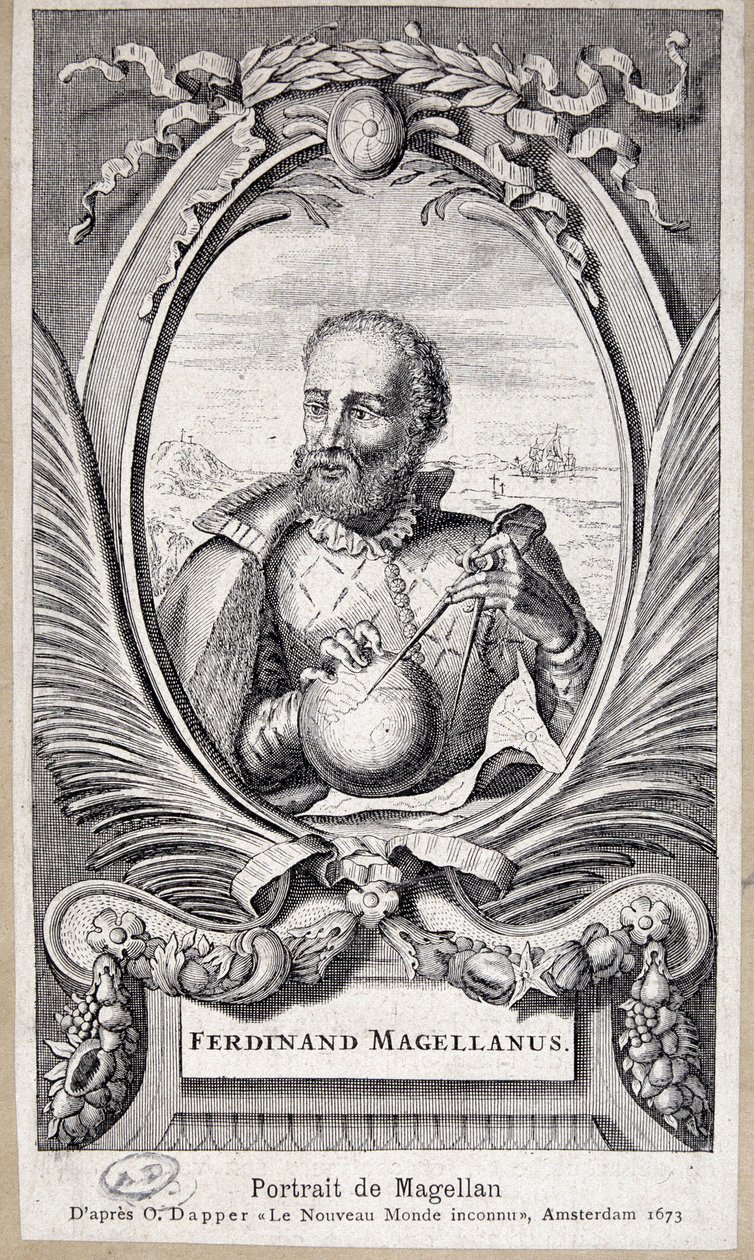 Portrait de Magellan - Unknown artist