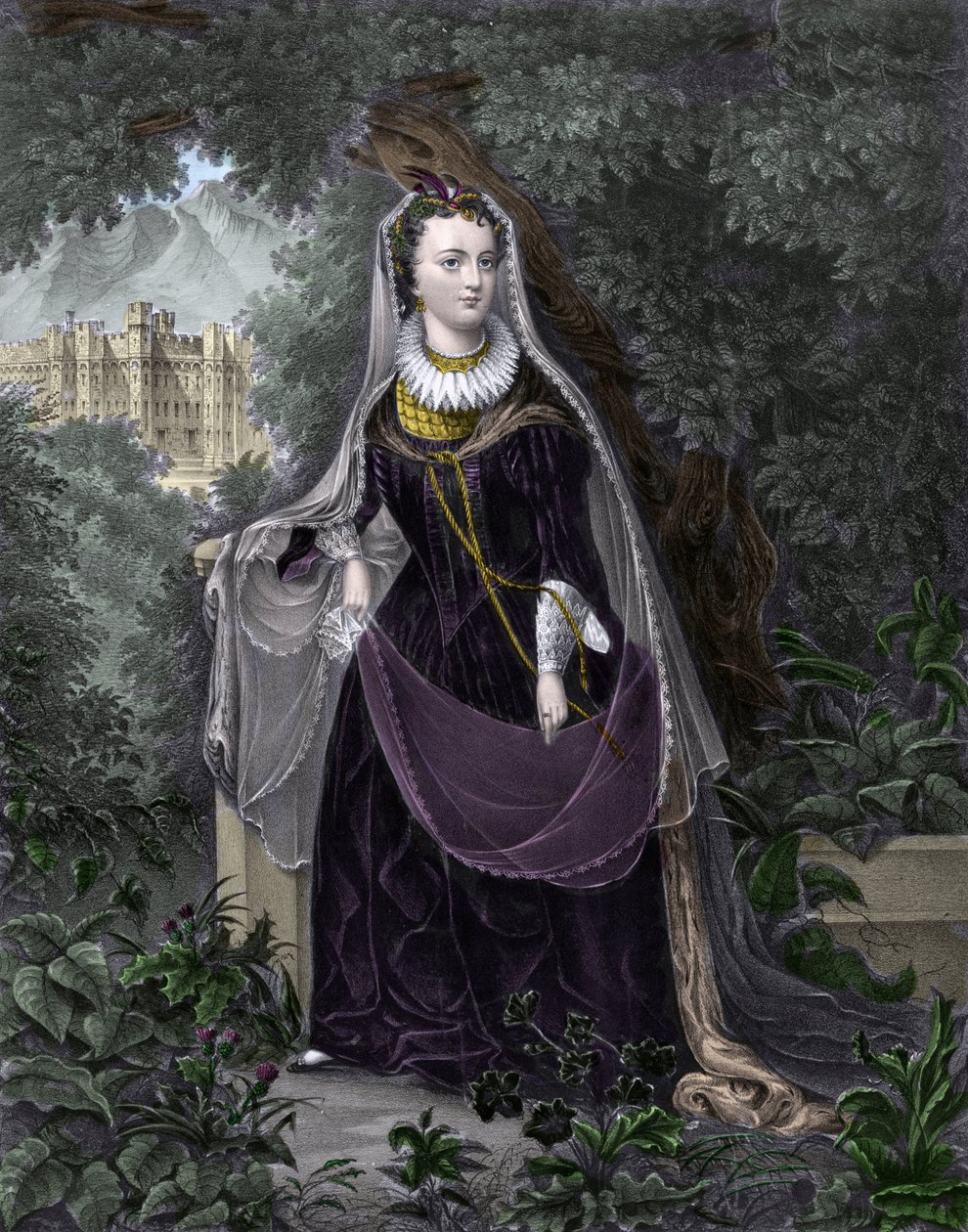 Portrait de la reine Marie I Stuart - Unknown