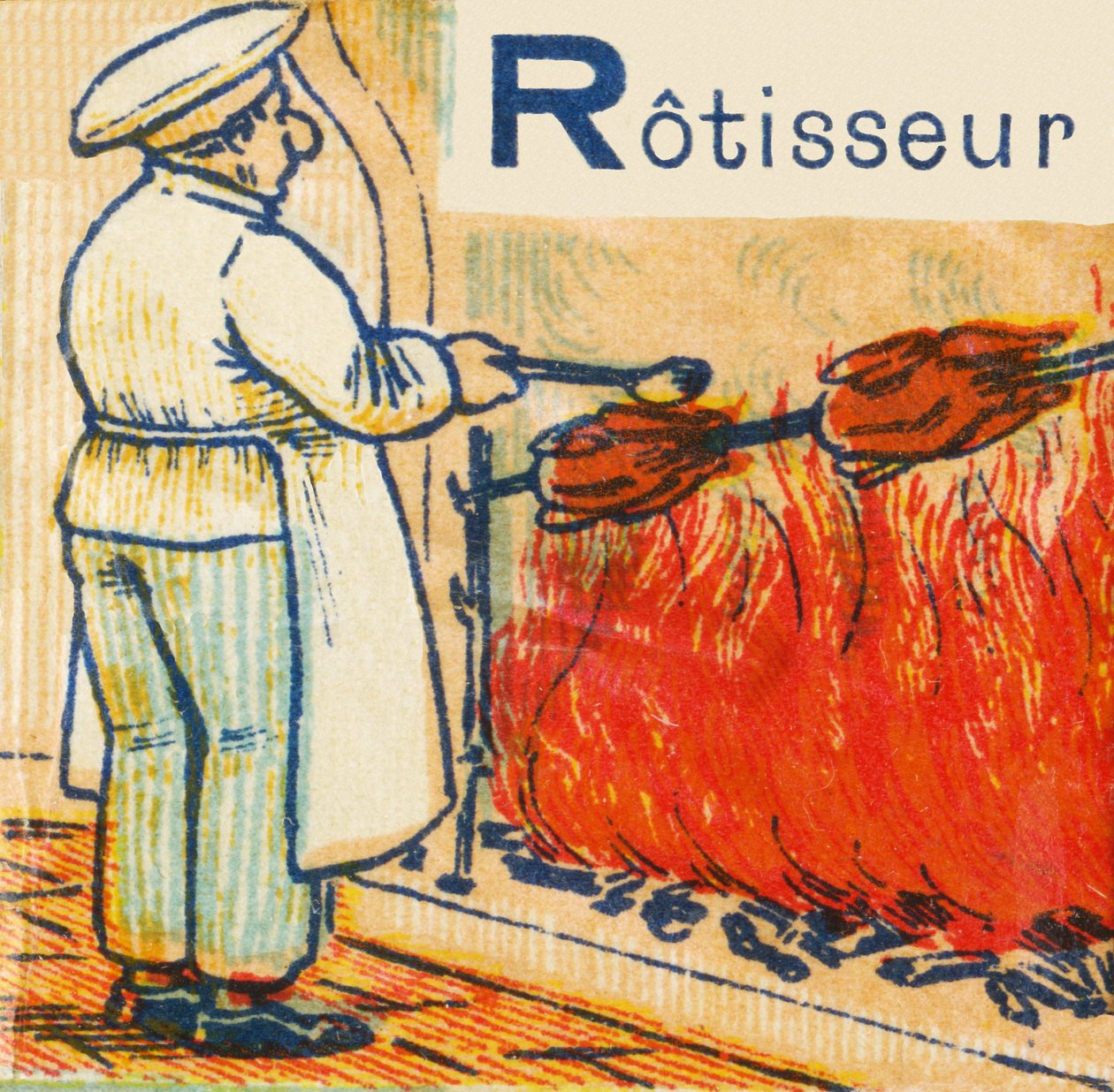 R comme Rôtisseur - Unknown artist