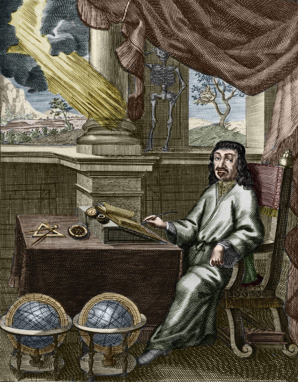 René Descartes (1596-1650), philosophe et mathématicien français. - Unknown artist