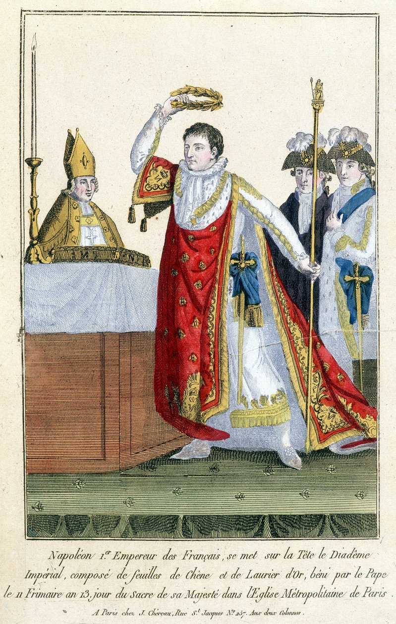 Napoléon sacré en 1804 - Unknown artist