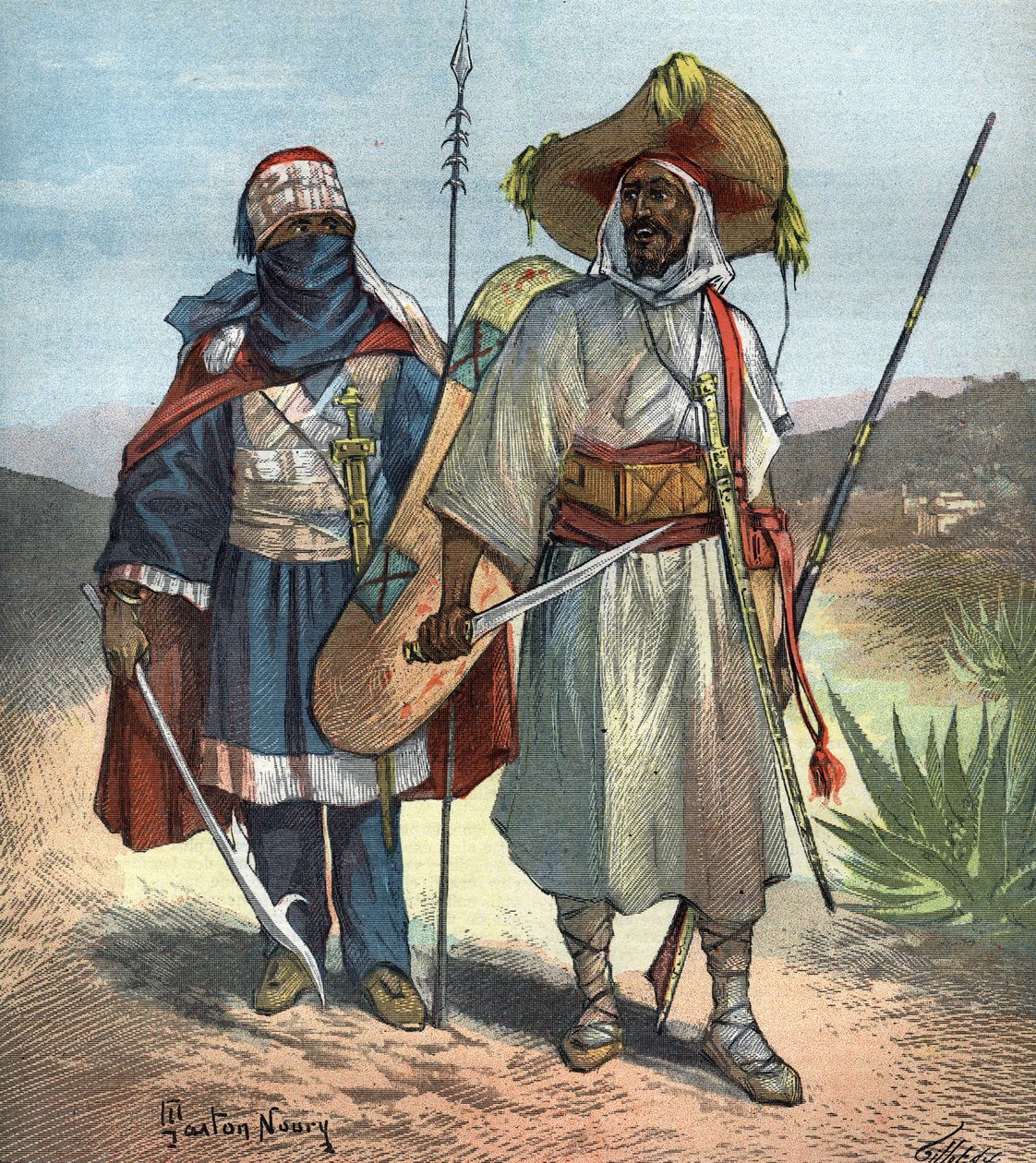 Les Touaregs en 1892 - Unknown artist