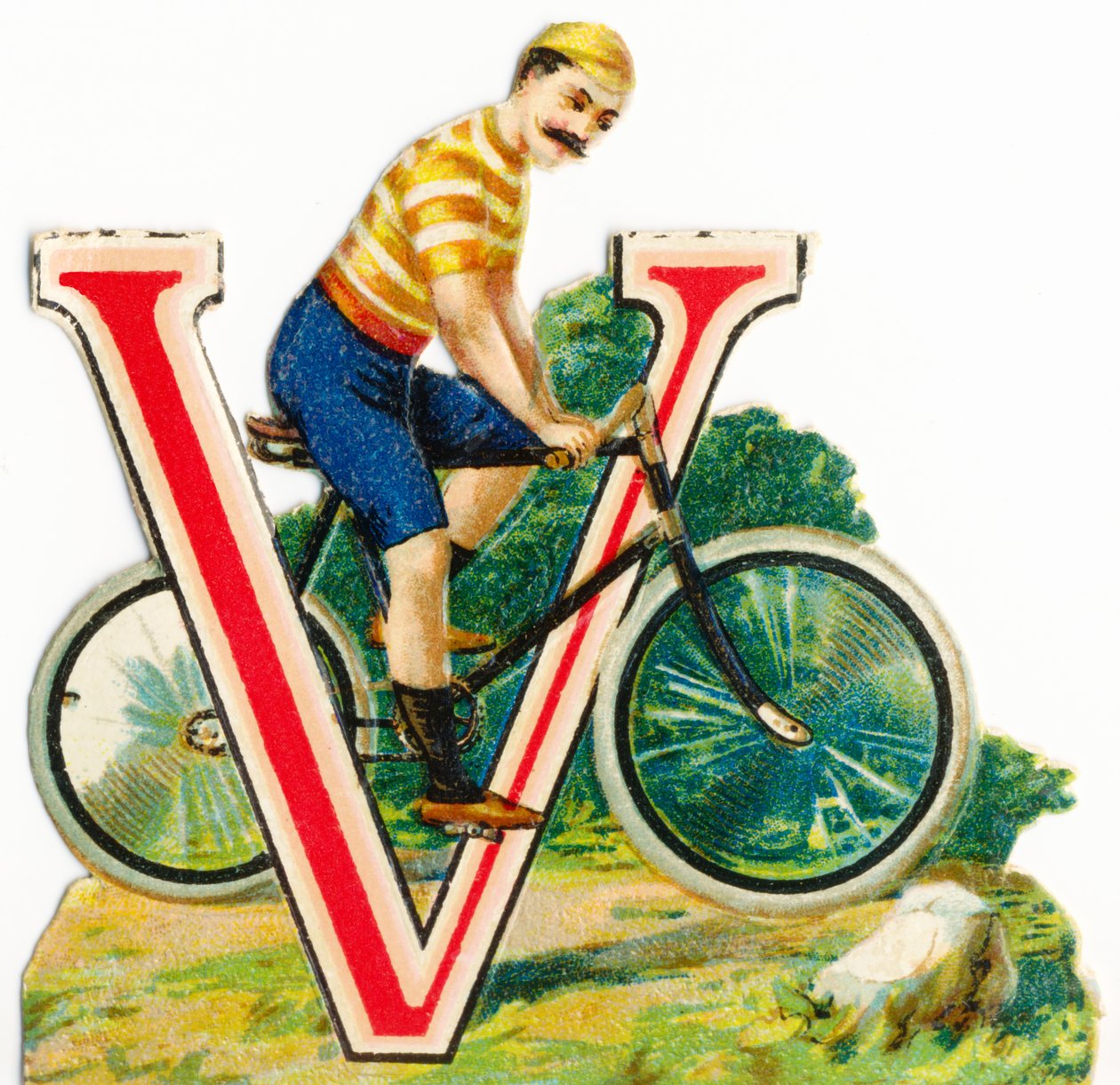 V : Vélocipède - Unknown artist