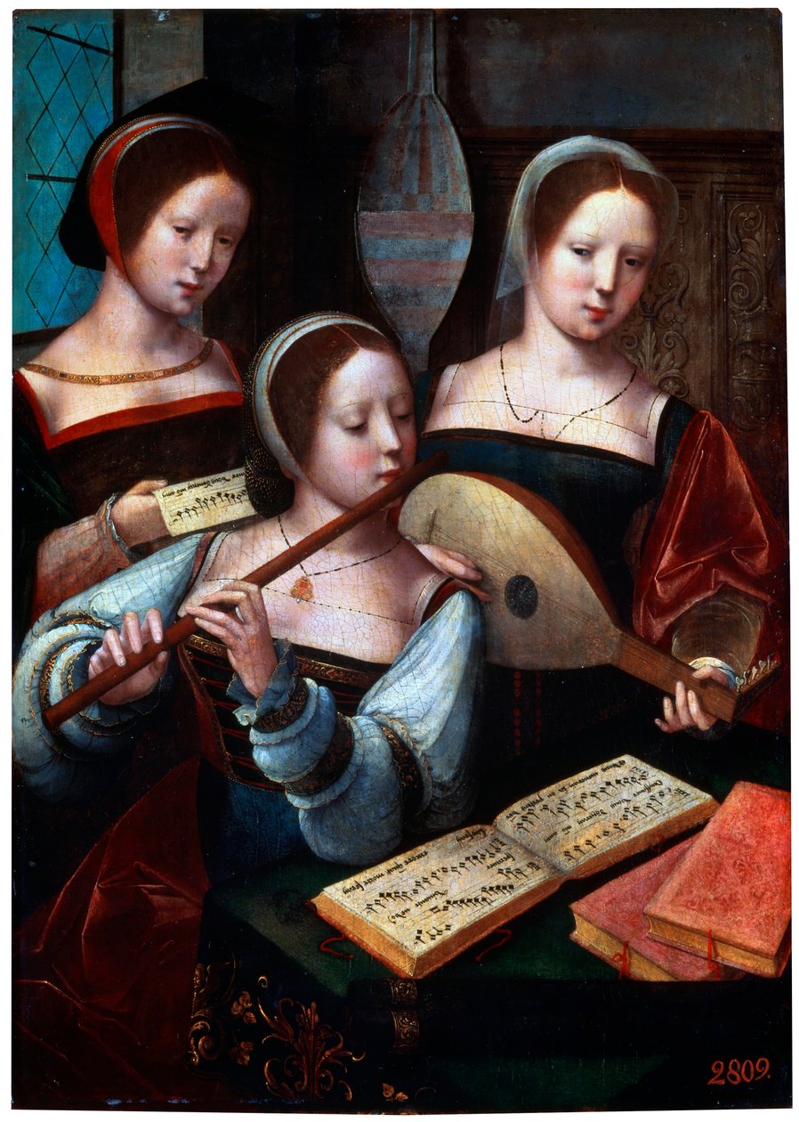 Musiciens, années 1530-1540 - Unknown Old Master