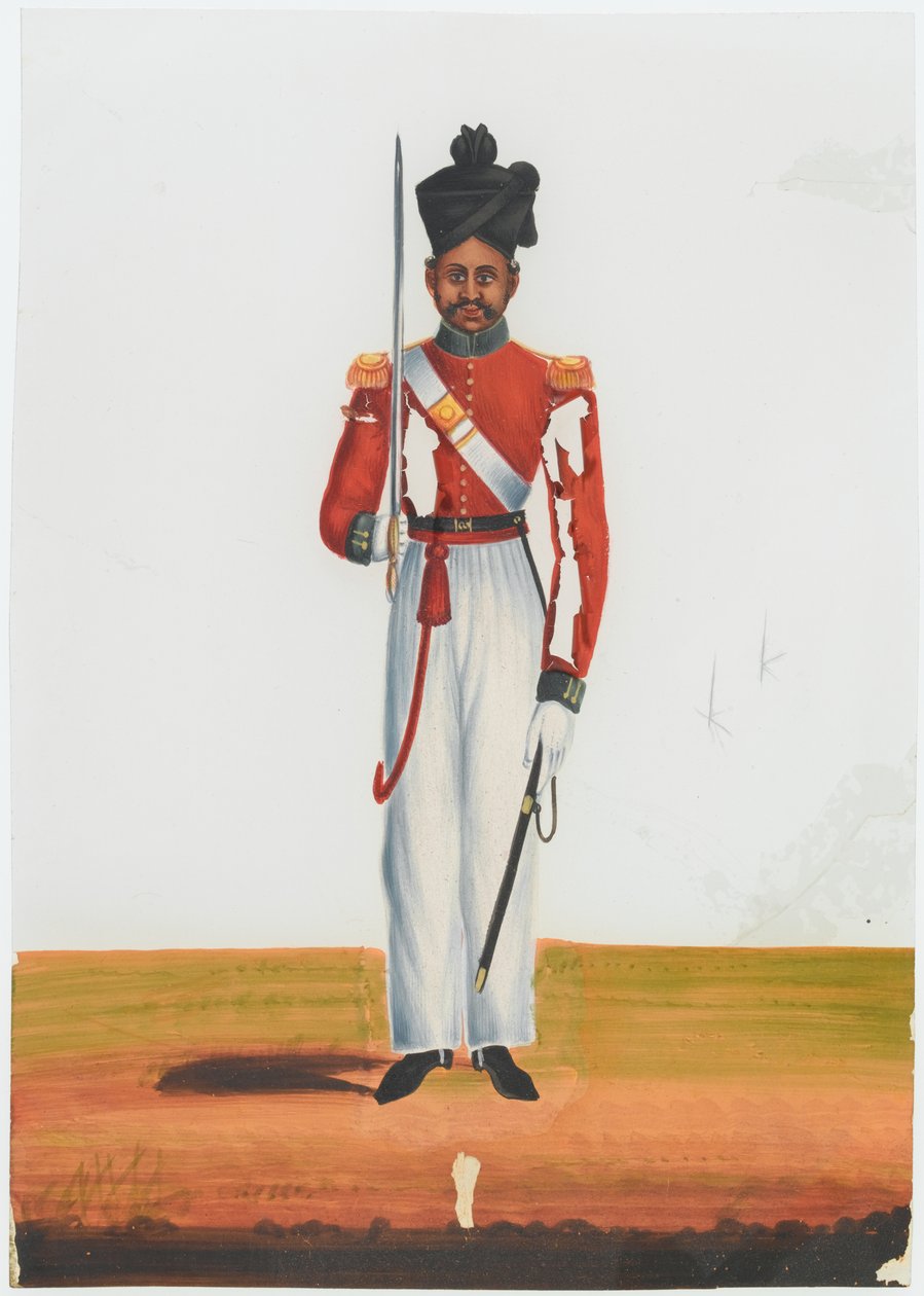 Subadar du 2e bataillon Martin, armée de Madras - Unknown artist