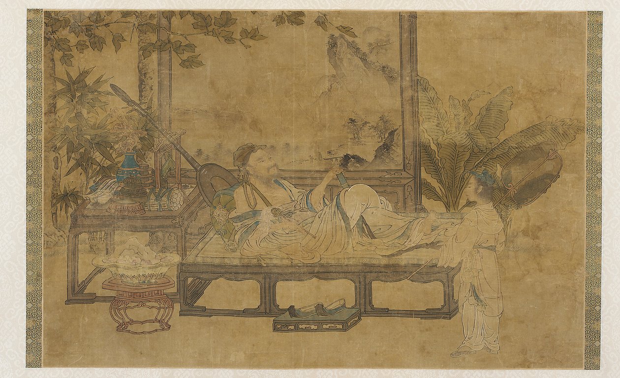 Un Homme Prenant ses Aises - Unknown artist