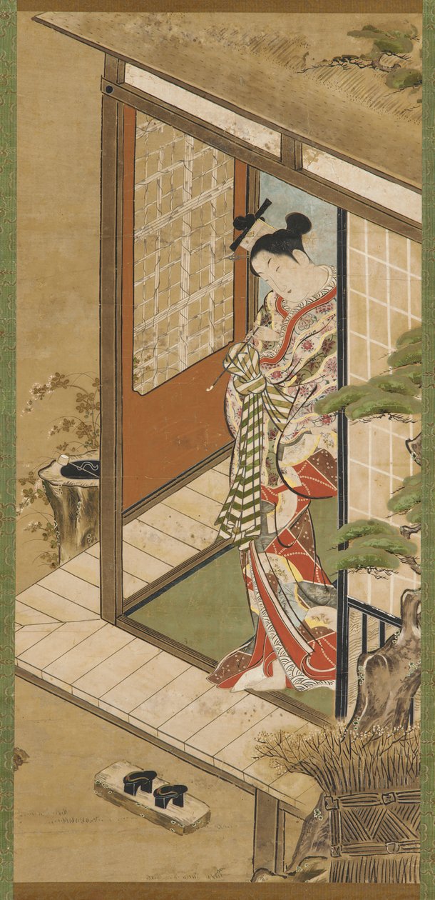 Une yujo avec une pipe - Unknown artist