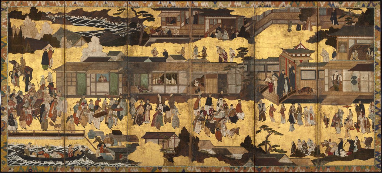 Arrivée des "Barbares du Sud" - Unknown artist