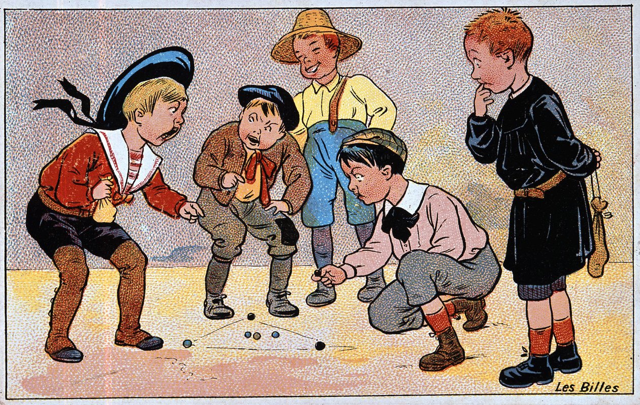 Jeu de balle, v. 1895 - Unknown artist