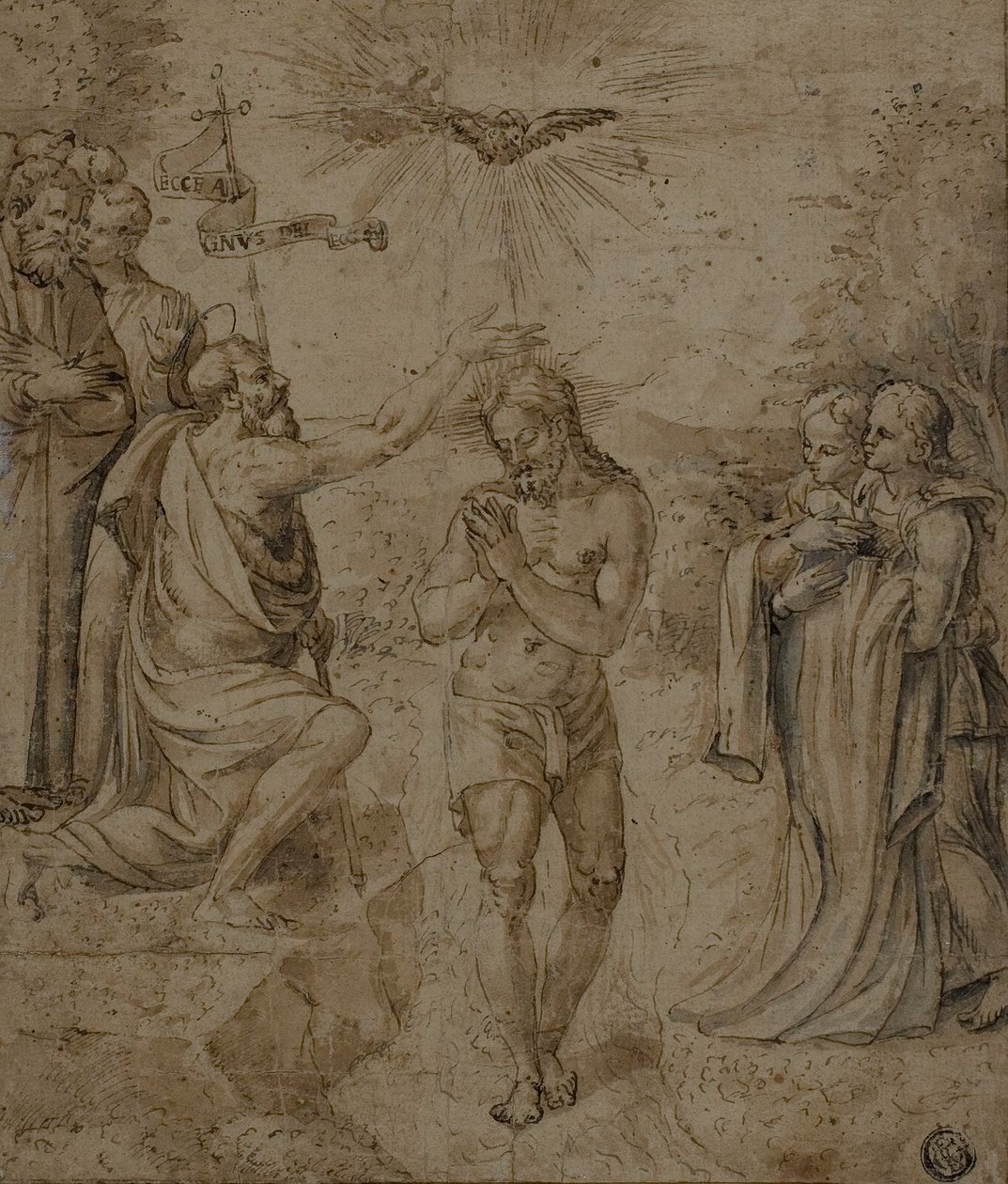 Baptême du Christ - Unknown artist