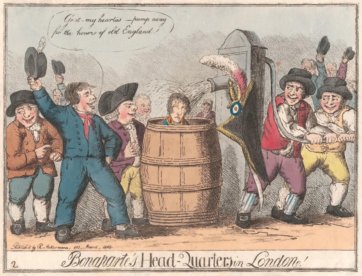 Quartier général de Bonaparte à Londres - Unknown artist
