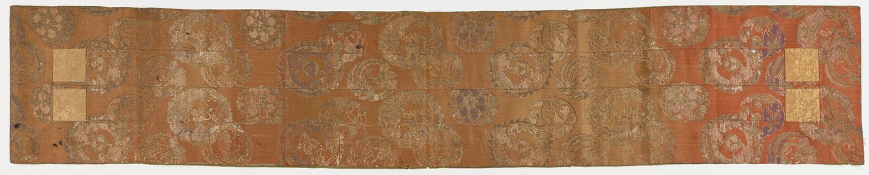 Brocade, soie. Étole de moine bouddhiste (ohi 被) - Unknown artist