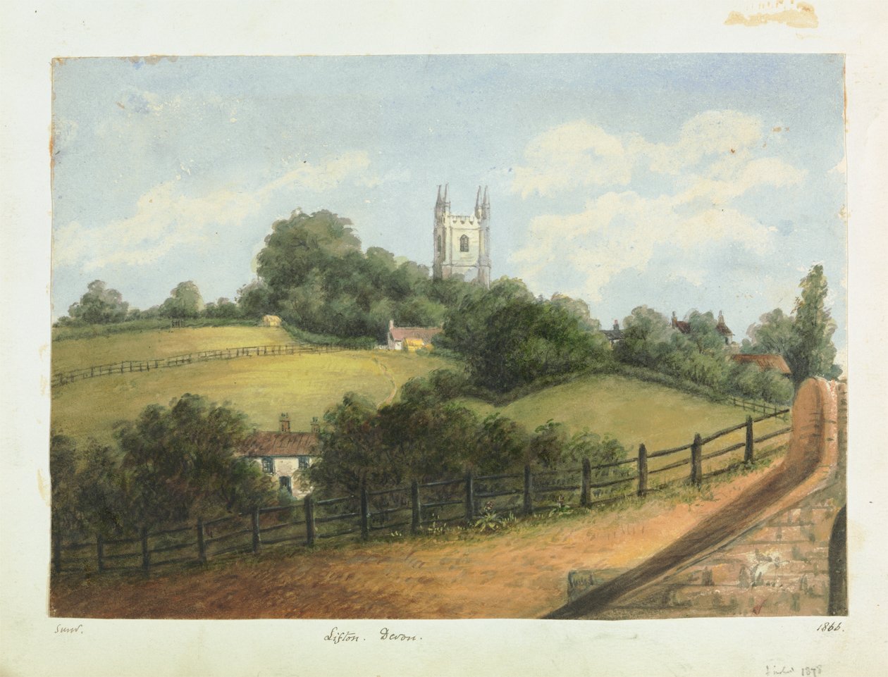 Église de campagne - Unknown artist