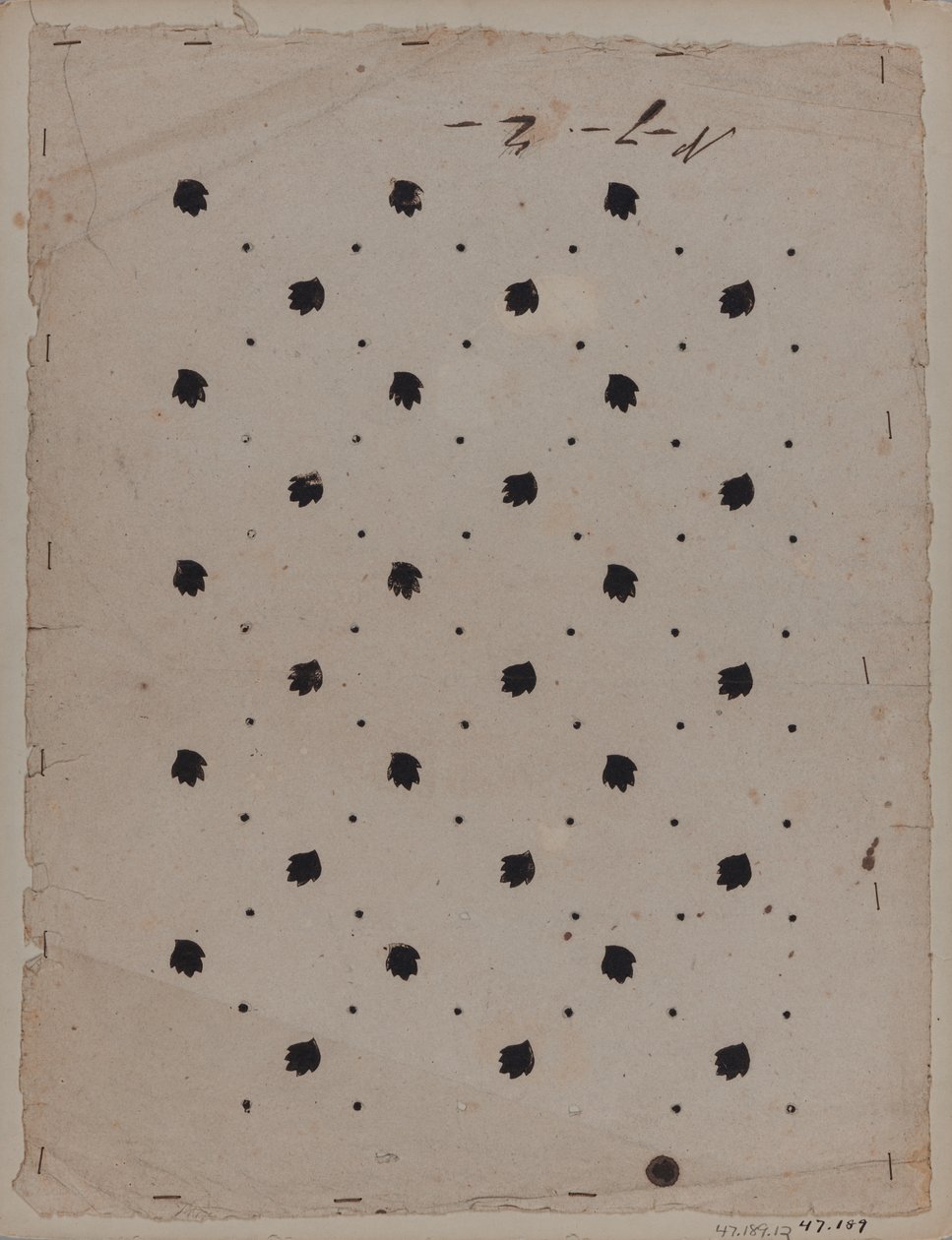 Dessin de conception, fin du XVIIIe siècle - Unknown artist