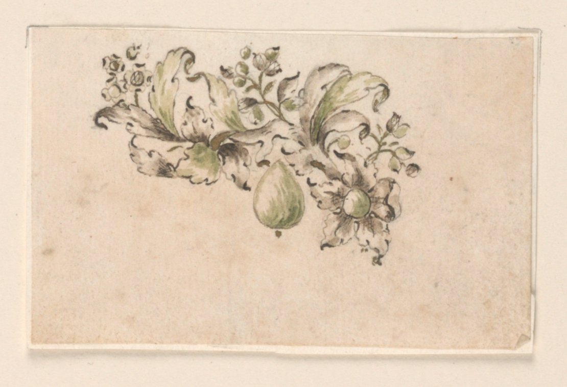 Design pour une broche - Unknown artist