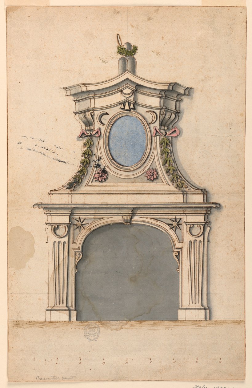 Conception pour une Cheminée - Unknown artist